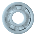 thumbnail image 1 of CE608 Full Ceramic Miniature Deep Groove Ball Bearing 608 ZRO2 PTFE 8x22x7mm, 1 of 4