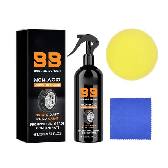 CEA Non Acid Wheel Cleaner 120Ml For Brake Dust Road Grime Removal On Car Rims And Tires