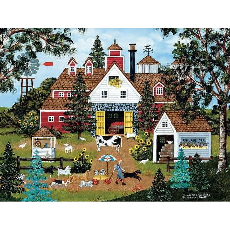 CEACO Farm Jane Wooster Scott 550 Piece Puzzle - Walmart.com