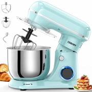 CEBORY 4 QT 3-in-1 Stand Mixer, 10-Speed Tilt-Head Electric Kitchen Mixer with Dough Hook, Beater, Whisk, and Stainless Steel Bowl for Home Baking
