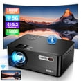 thumbnail image 1 of CEBORY Native 1080P 5G WiFi Bluetooth Projector 15000LM 4k Support Movie Projector, 300" Display Full HD Home Theater, 1 of 1