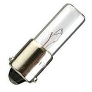 CEC INDUSTRIES 120MB LAMP, INCANDESCENT, MINI BAYONET/BA9S, 120V, 3W 5 pieces