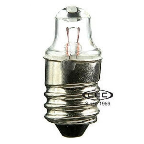 CEC INDUSTRIES 243 LAMP, INCANDESCENT, EDISON SCREW/E10, 2.33V, 629MW