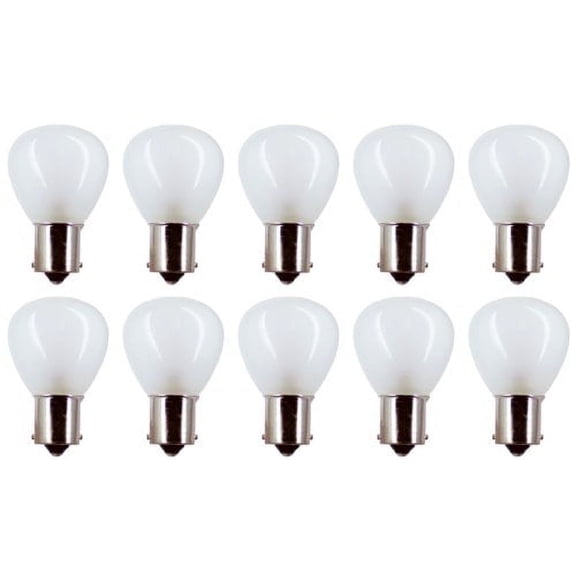 CEC Industries #1139IF (Frosted) Internal Frosted Bulbs, 12.8 V, 13.312 W, BA15s Base, RP-11 shape (Box of 10)