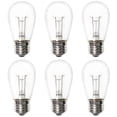thumbnail image 1 of CEC Industries #11S14/130V Bulbs, 130 V, 11 W, E26 Base, S-14 shape (Box of 6), 1 of 1