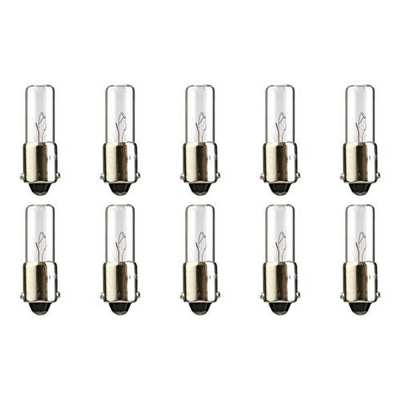 CEC Industries #130MB Bulbs, 130 V, 3.25 W, BA9s Base, T-2 shape (Box of 10)
