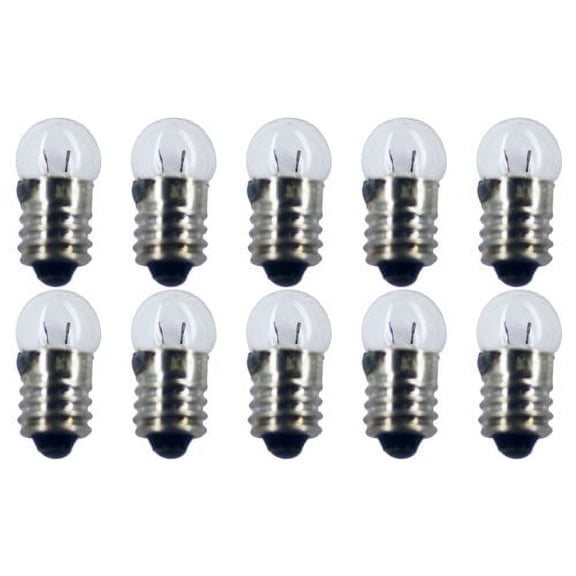 CEC Industries #131 Bulbs, 1.3 V, 0.13 W, E10 Base, G-3.5 shape (Box of 10)
