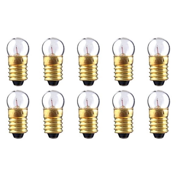 CEC Industries #1446 Bulbs, 12 V, 2.4 W, E10 Base, G-3.5 Shape (Box of 10)