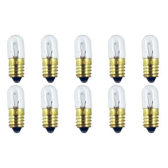 CEC Industries #1487 Bulbs, 14 V, 2.8 W, E10 Base, T-3.25 Shape (Box of 10)