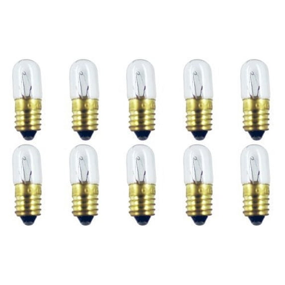 CEC Industries #1487 Bulbs, 14 V, 2.8 W, E10 Base, T-3.25 Shape (Box of 10)