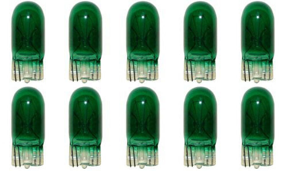 CEC Industries #194G (Green) Bulbs, 14 V, 3.78 W, W2.1x9.5d Base, T-3. ...