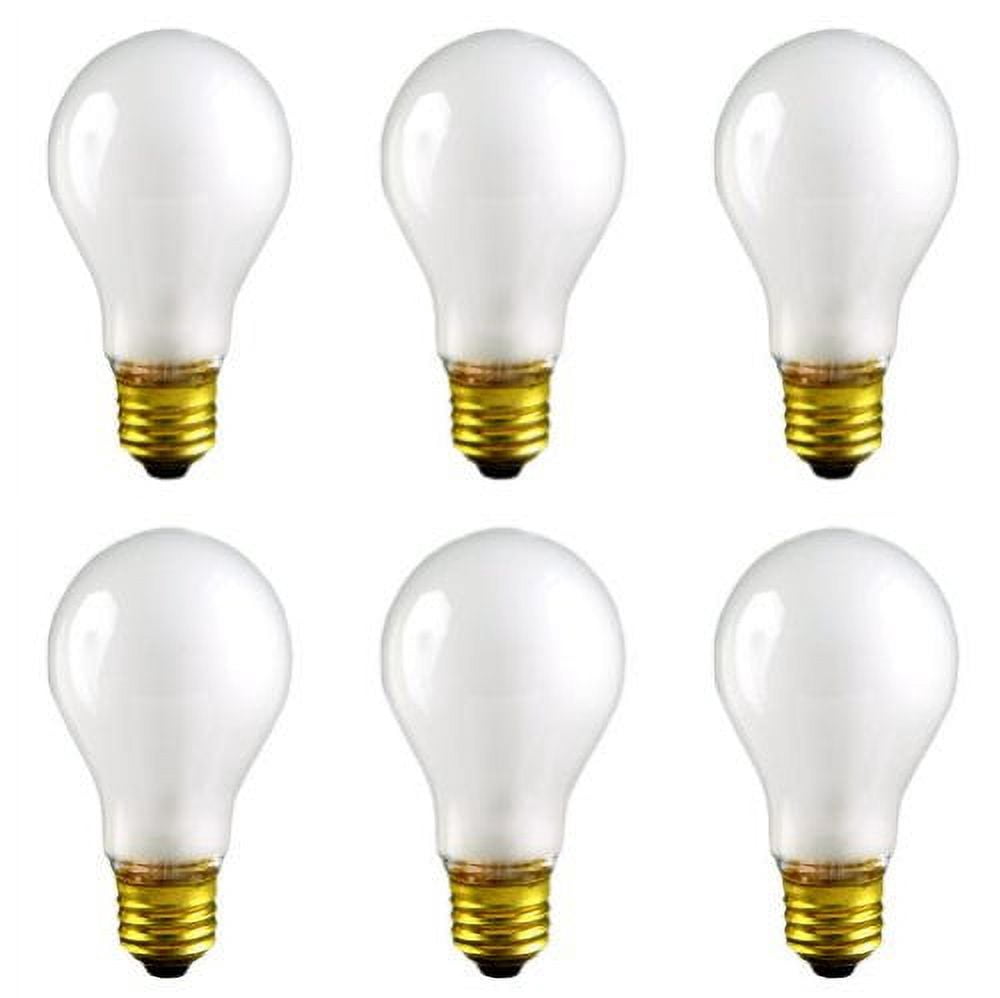 CEC Industries #25A-15 12V (Frosted) Bulbs, 12 V, 25 W, E26 Base, A-15 shape (Box of 6)