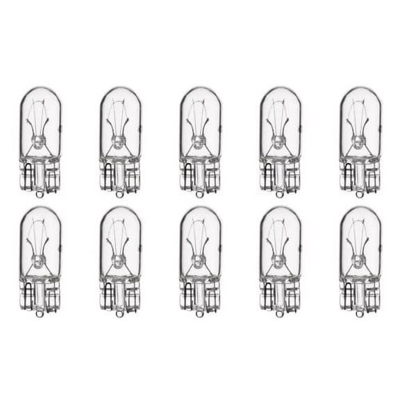 CEC Industries #2845 Bulbs, 24 V, 5 W, W2.1x9.5d Base, T-3.25 shape (Box of 10)
