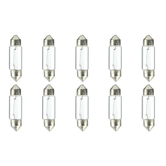CEC Industries #3425 Bulbs, 12 V, 10 W, EC11-5 Base, T-4 shape (Box of 10)