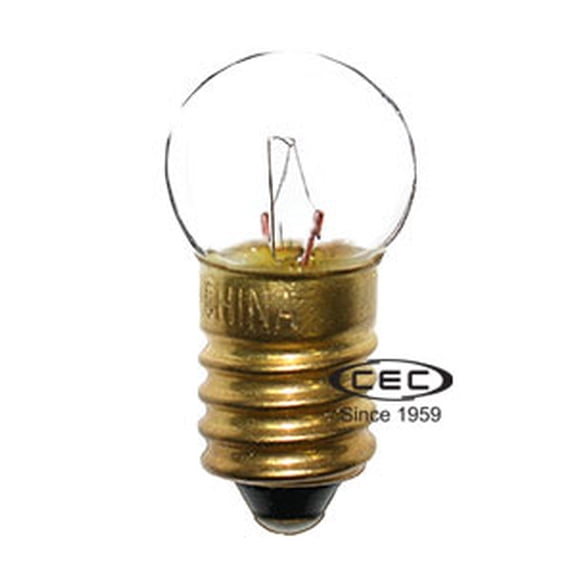 CEC Industries #428 Bulbs, 12.5 V, 3.125 W, E10 Base, G-4.5 shape (Box of 10)