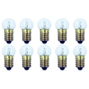 CEC Industries #432 Bulbs, 18 V, 4.5 W, E10 Base, G-4.5 shape Box of 10
