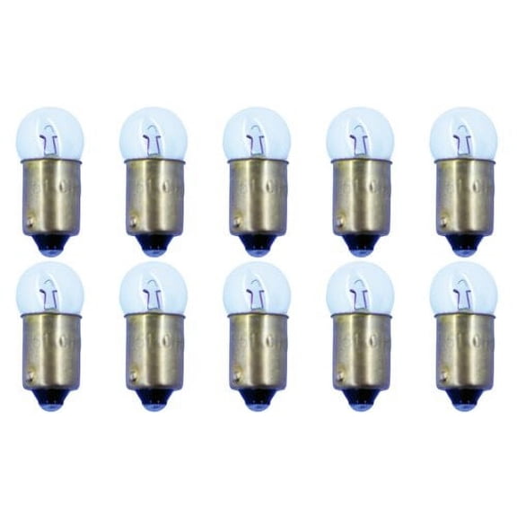 CEC Industries #51 Bulbs, 7.5 V, 1.65 W, BA9s Base, G-3.5 shape (Box of 10)
