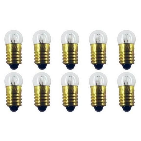 CEC Industries #52 Bulbs, 14.4 V, 1.44 W, E10 Base, G-3.5 shape (Box of 10)