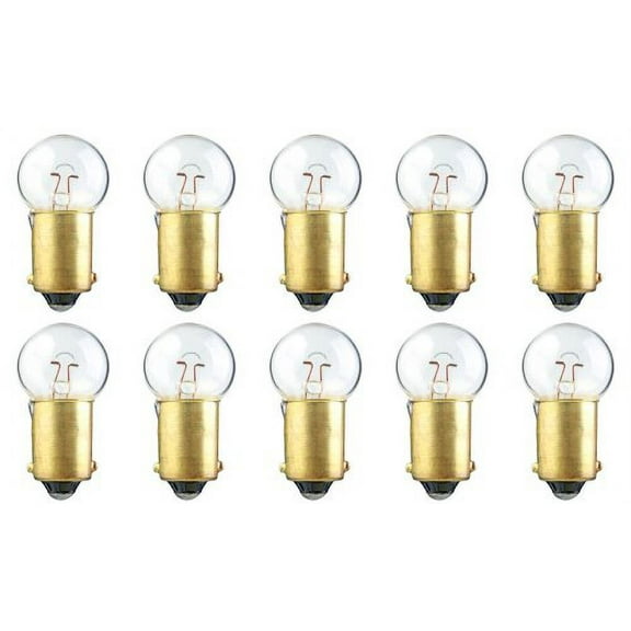 CEC Industries #55 Bulbs, 7 V, 2.87 W, BA9s Base, G-4.5 Shape (Box of 10)