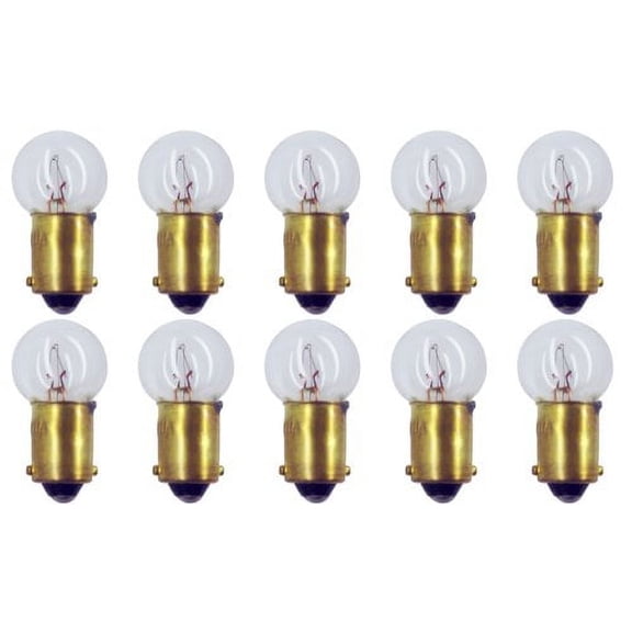 CEC Industries #57 Bulbs, 14 V, 3.36 W, BA9s Base, G-4.5 shape (Box of 10)
