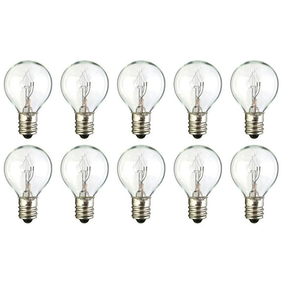 CEC Industries #5G9 1/2/24V/C Bulbs, 24 V, 5 W, E12 Base, G-9-1/2 shape (Box of 10)