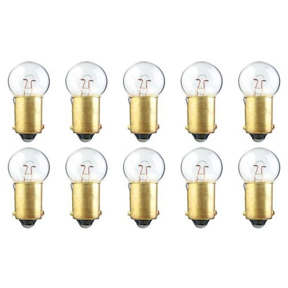 CEC Industries #6251 Bulbs, 6 V, 5 W, BA9s Base, G-4.5 shape (Box of 10)