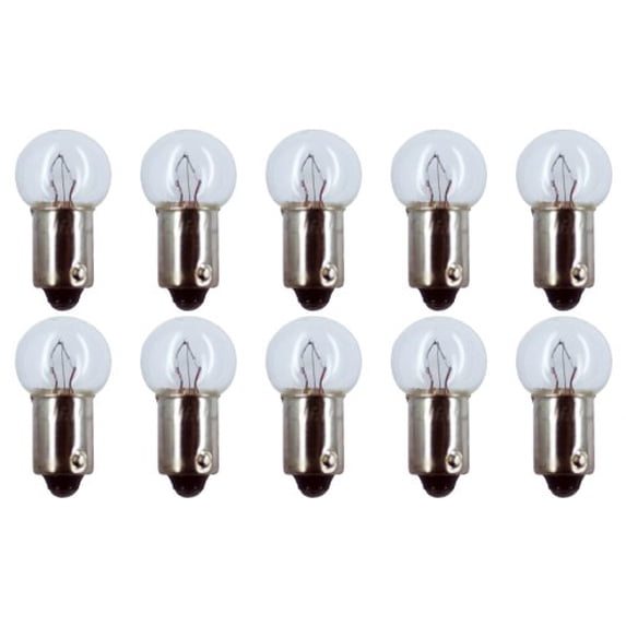 CEC Industries #6253 Bulbs, 12 V, 6 W, BA9s Base, G-4.5 shape (Box of 10)