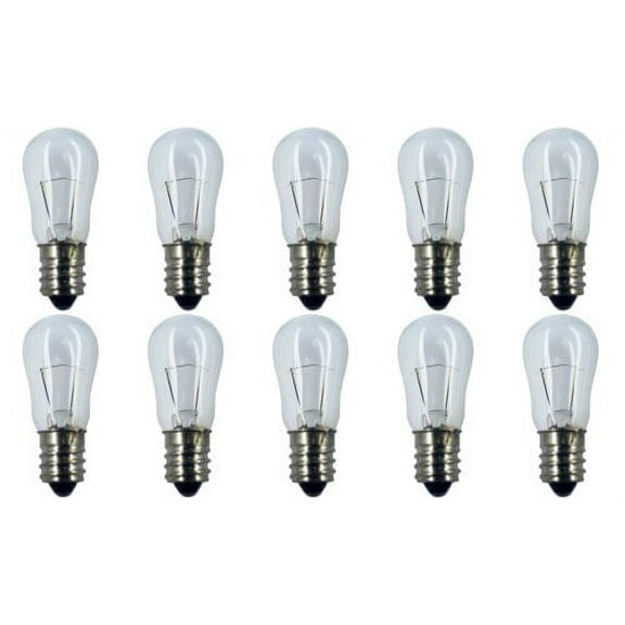 CEC Industries #6S6 6V Bulbs, 6 V, 6 W, E12 Base, S-6 shape (Box of 10)