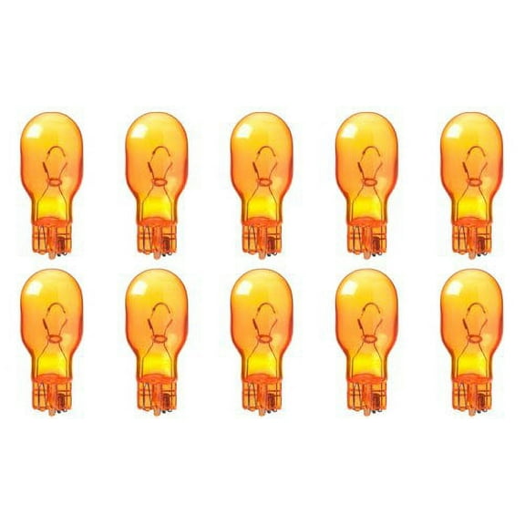CEC Industries #906NA (Amber) Bulbs, 13.5 V, 9.315 W, W2.1x9.5d Base, T-5 shape (Box of 10)