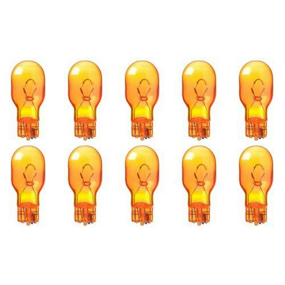 CEC Industries #916NA (Amber) Bulbs, 13.5 V, 7.29 W, W2.1x9.5d Base, T-5 shape (Box of 10)