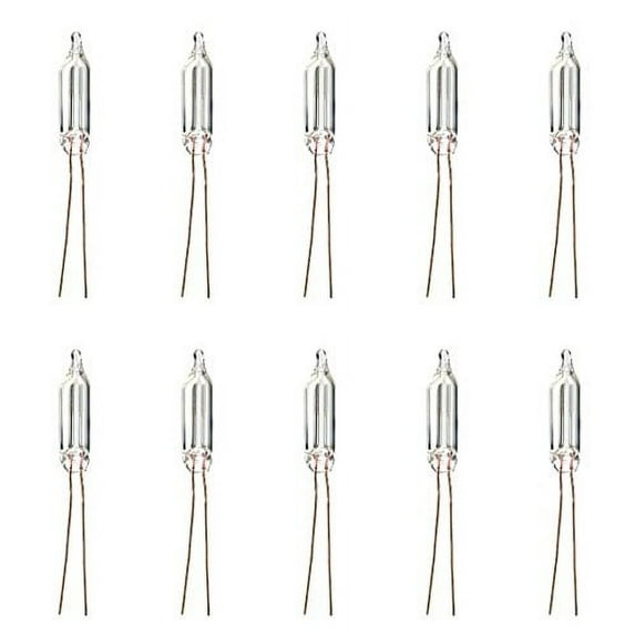 CEC Industries A9A Neon Indicator Bulbs, 110 V, 0.067 W, Wire Terminal Base, (Box of 10)