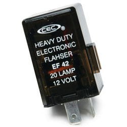 CEC Industries EF-42BP Heavy-duty Electronic Truck Flasher 20 Lamp