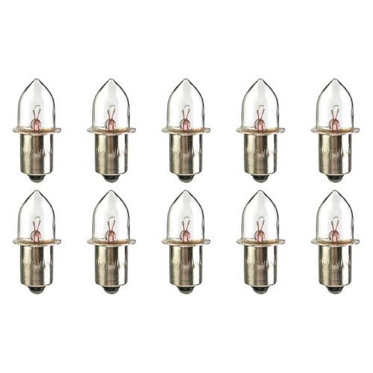 CEC Industries #432 Bulbs - 18V, 4.5W, E10 Base, G-4.5 Shape (Pack Of 10)