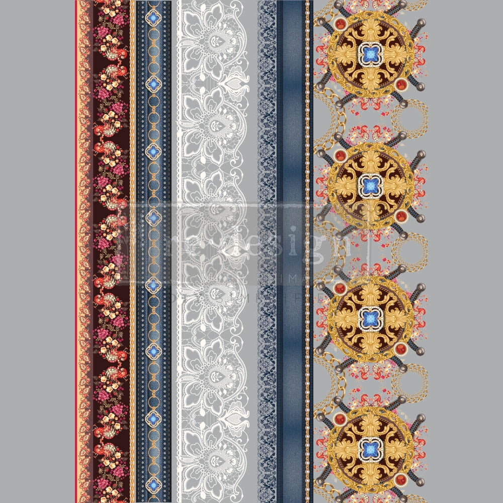 CECE DIVINE IN DENIM REDESIGN WITH PRIMA RUB ON TRANSFER