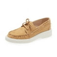 thumbnail image 1 of CECELIA NEW YORK Reedy Boat Shoe Loafer Burt Sugar Suede Lace Up Dress Loafers (Burt Sugar, 8), 1 of 2