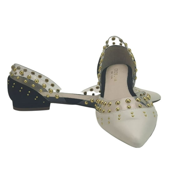 CECELIA New York Women's Min Balerina Flats, Black, 7