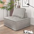 CECER Modular Sectional Sofa Couch, Armless Floor Sofa Couch