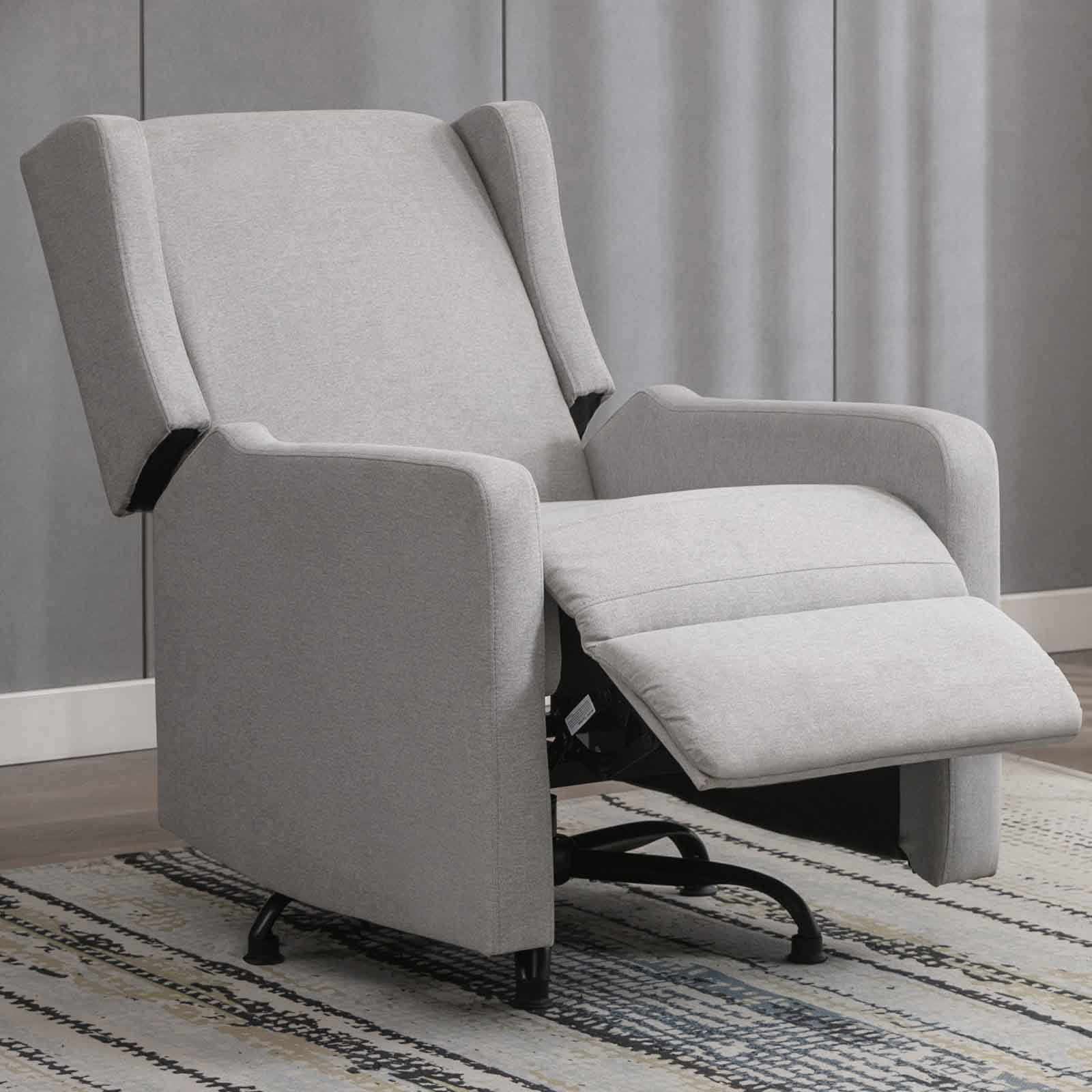 CECER Recliner Chair with 360° Swivel,Nursery Glider Chair with
