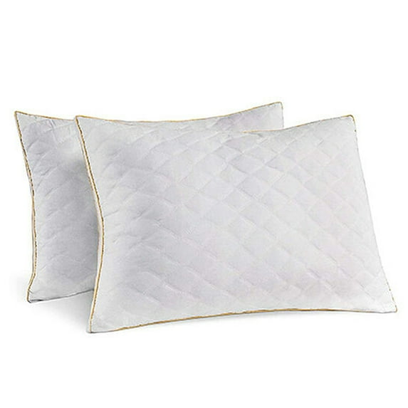 CEDAR HILL Set of 2 Italian Luxury White Pillows – Standard Size, Hotel Collection Comfort