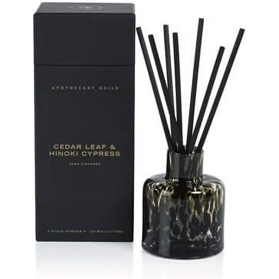 CEDAR LEAF and HINOKI CYPRESS Zodax Apothecary Guild Reed Diffuser - 120 ml - Gift Boxed