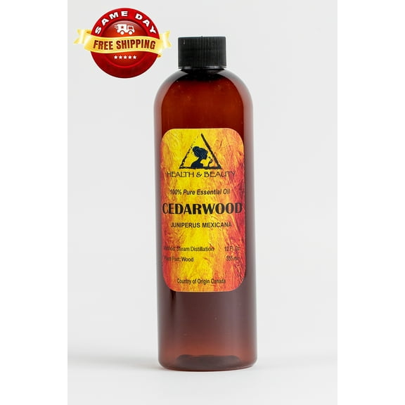 CEDARWOOD ESSENTIAL OIL ORGANIC AROMATHERAPY 100% PURE NATURAL 12 OZ