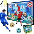 thumbnail image 1 of CEDQ Toy Soccer Ball Game Set for Boys and Girls,Kids Sports Toys Indoor Outdoor Backyard Toss Soccer Goal Game with 2 Balls,1 Flannel Target,Soccer Toys for 3-5 6-8 8-12 Years Old Kids Birthday Gift, 1 of 10