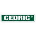 thumbnail image 1 of CEDRIC Street Sign Childrens Name Room Sign | Indoor/Outdoor |  24" Wide, 1 of 5