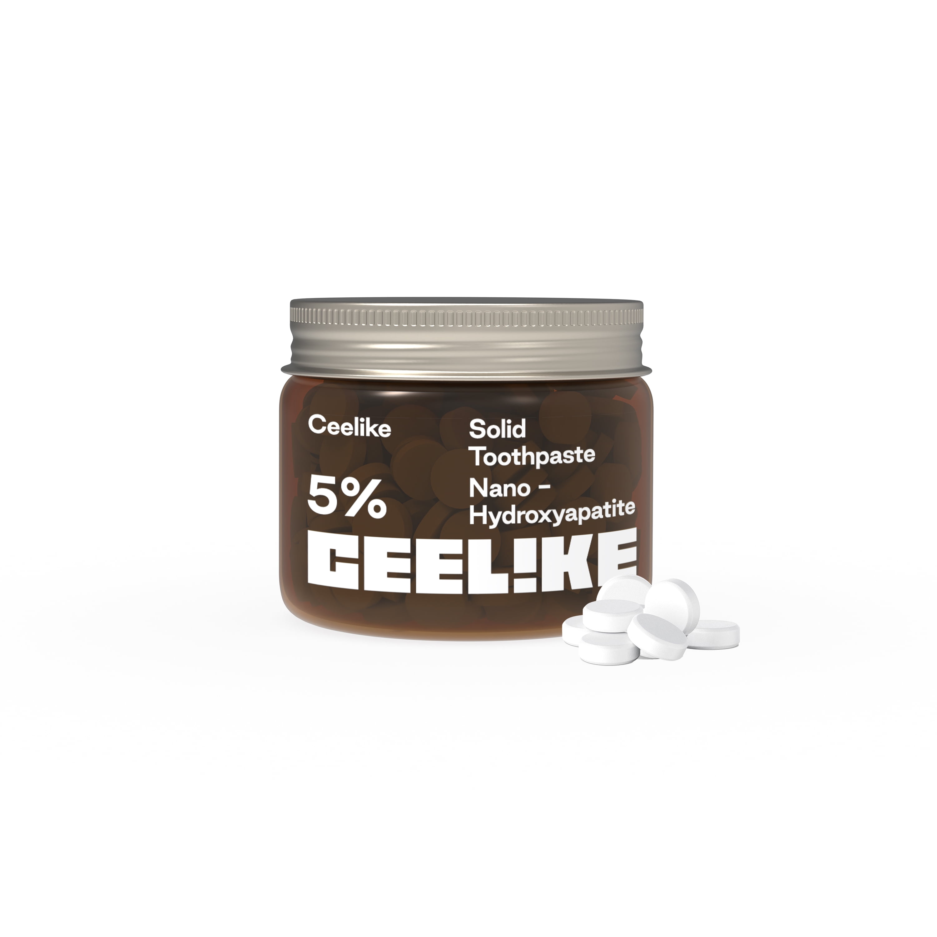 CEELIKE 5% Hydroxyapatite Toothpaste Tablets – Natural Cleaning