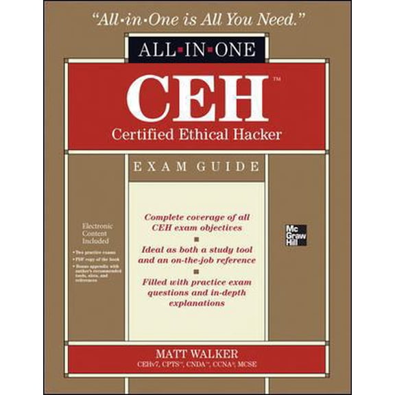 Pre-Owned CEH Certified Ethical Hacker All-in-One Exam Guide (Hardcover) 0071772294 9780071772297