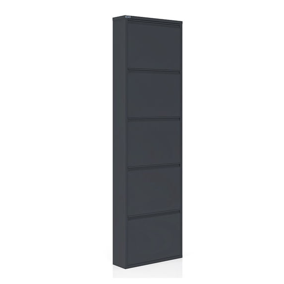 CEHA USA Antibacterial 5 Tier metal shoe cabinet without holes