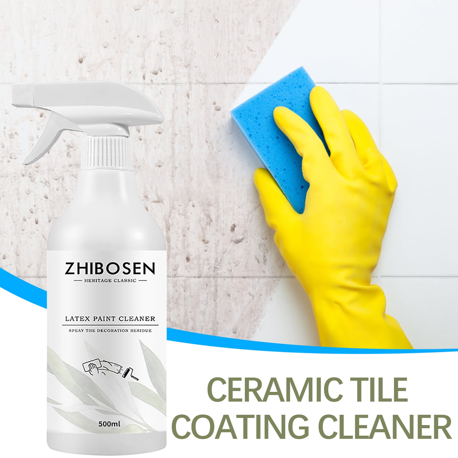 CEHVOM 500ML Paint Cleaner For Wall Cleaning Wood Floor Cleaning