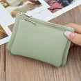 CEHVOM Storage Bins New Unisex Color Double Layer Detachable Coin Purse