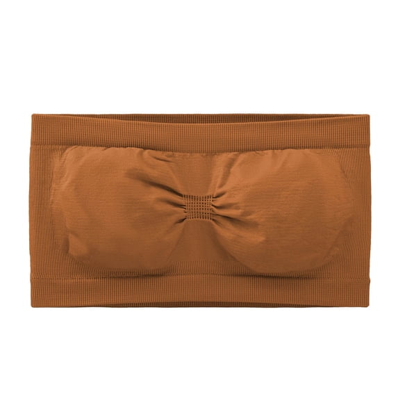 Nnhblu Strapless Bras for Women Wireless Bras for Women Support Brown Workout Yoga Sports Bras,S-6XL