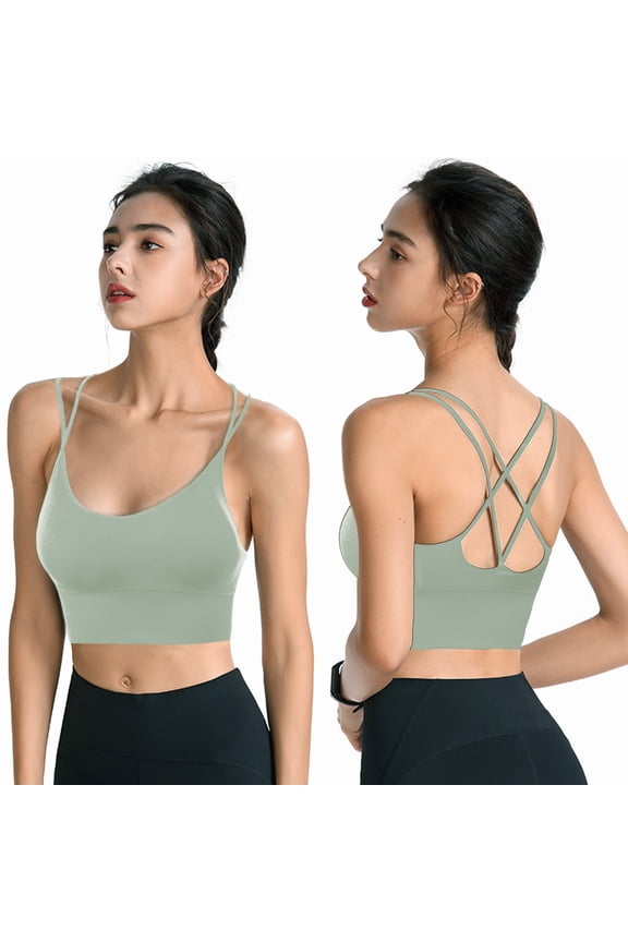 Woman Bras With String Quick Dry Shockproof Running Fitness Large Size Underwear